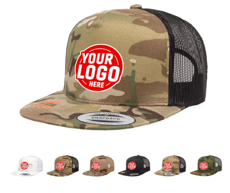 snapback trucker hat embroidery pattern 3