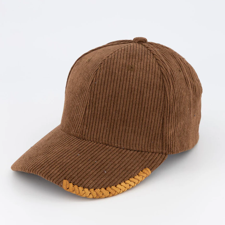corduroy baseball cap