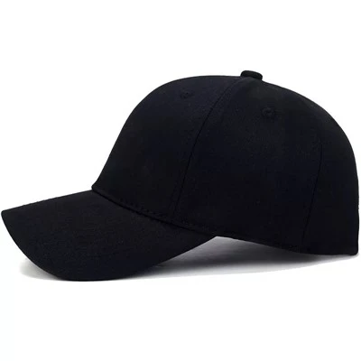 Plain Black Baseball Cap Plain Black Baseball Cap