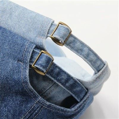 Washed Denim Baseball Cap
