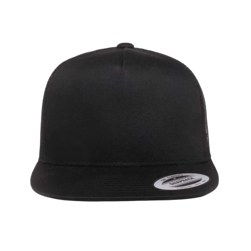 Snapback Trucker Hat Black Vintage Snapback Trucker Hat Black Vintage