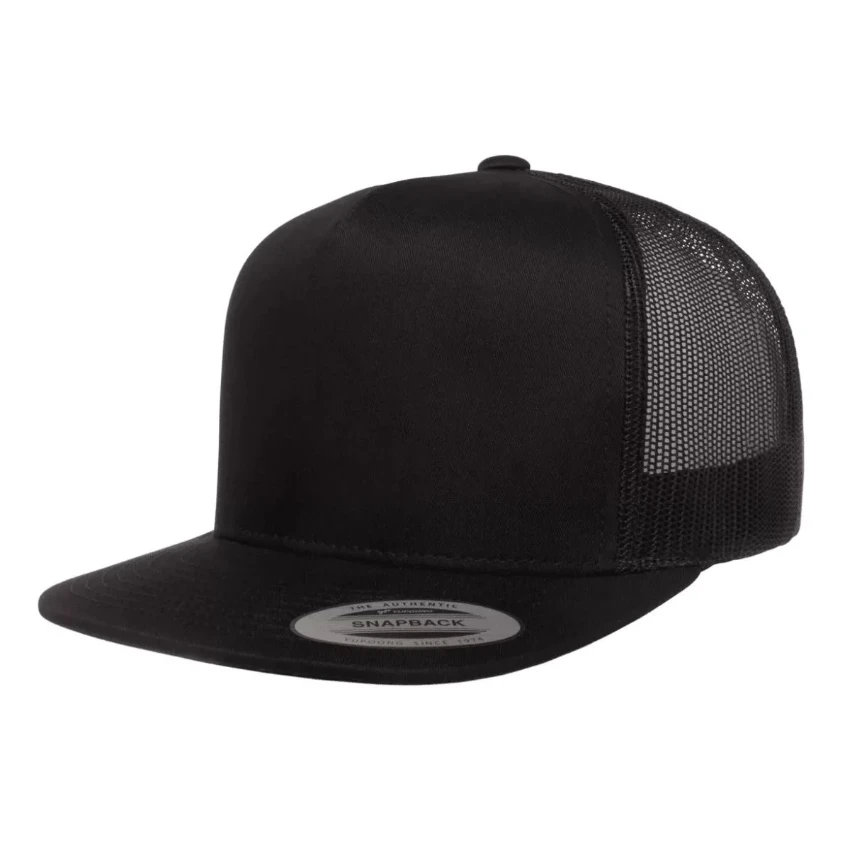 Snapback Trucker Hat Black Vintage Snapback Trucker Hat Black Vintage