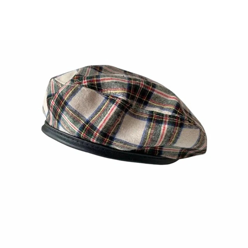 Winter Plaid Beret